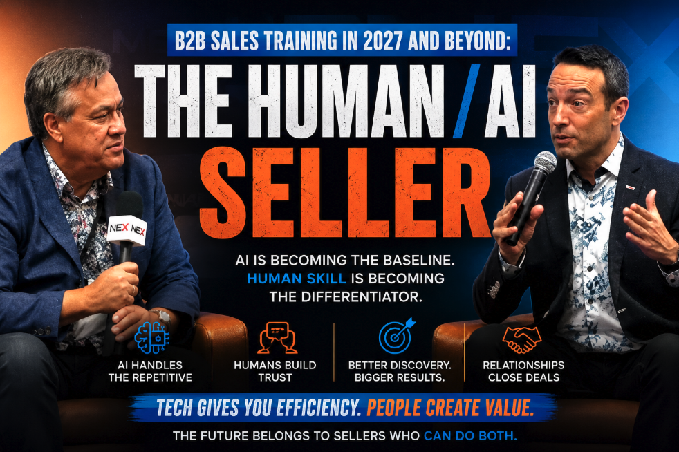 B2B sales training with people skills, AI and leadership for 2027 and 2028