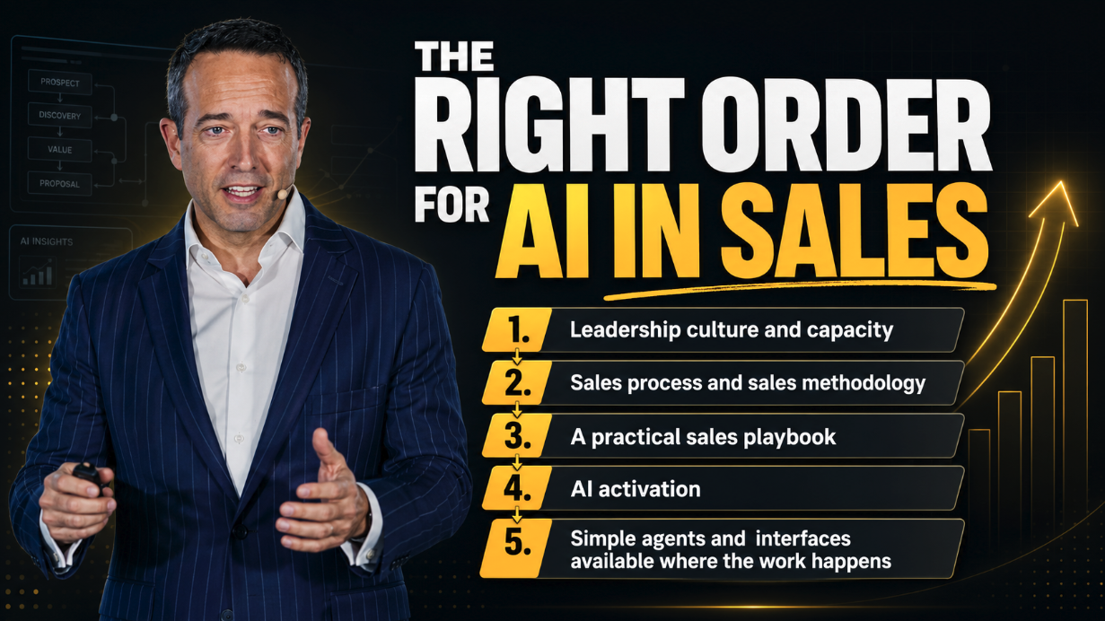 Keynote Speaker on AI for Sales Shane Gibson sales kick-off speaker